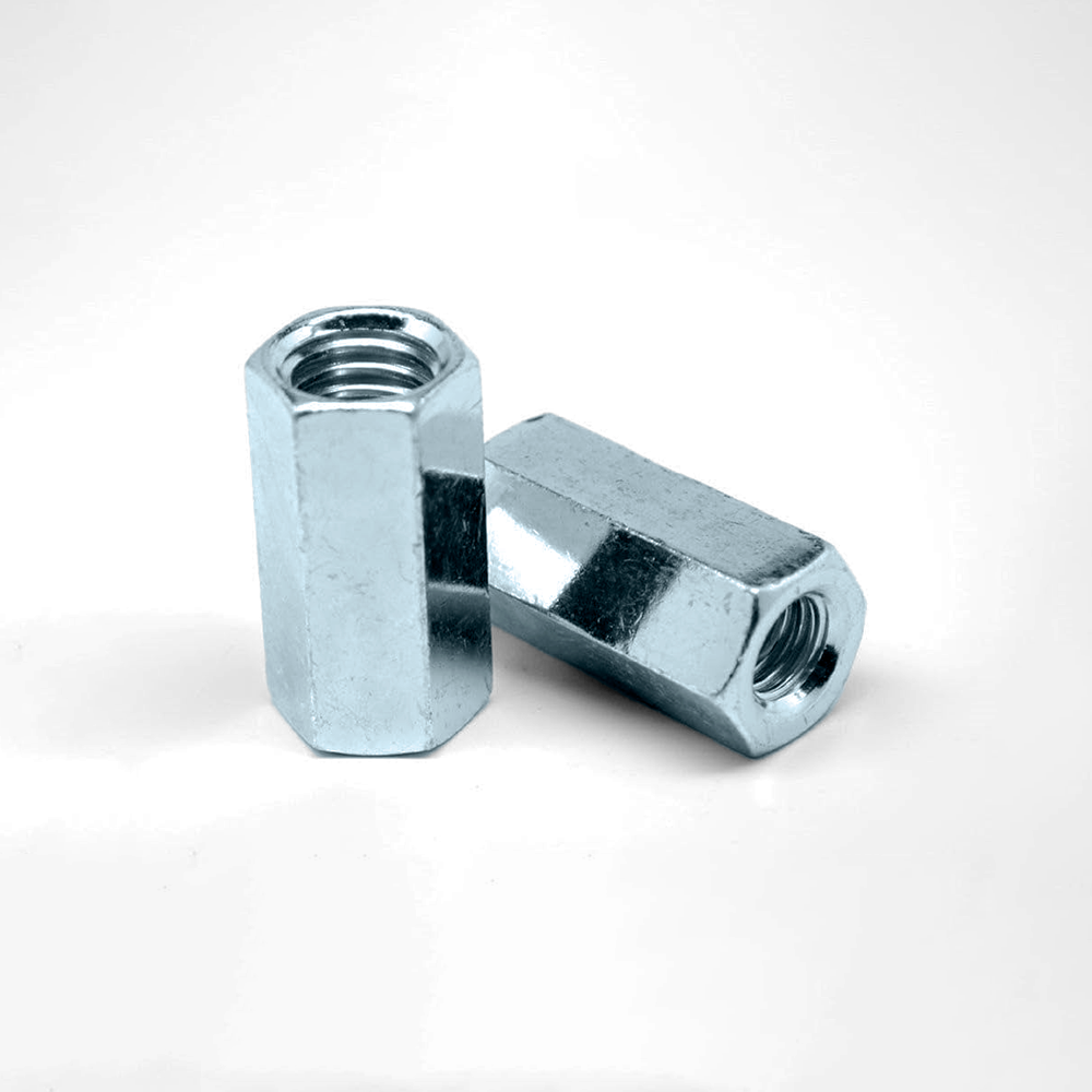 Tuerca acople hexagonal zincado
